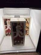 Collection of Hand Painted Porcelain Old World Santa Figurines