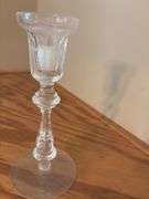 Collection of Glass Vases and Candlestick Holders - 9 Pieces