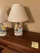 Pair of Figural Porcelain Lamps - Made in Occupied Japan