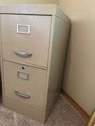 Two-Drawer Metal Filing Cabinet