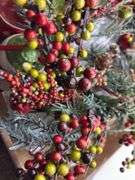 Christmas Floral Decoration with Santa Boot Vase