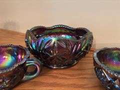 Carnival Glass Set