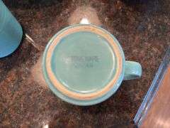 Soup bowls, two mugs, two small bowls