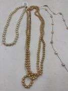 Pearl Necklace Assortment - Three Strands