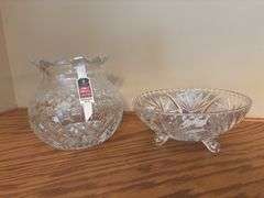 Waterford Crystal America's Heritage Collection - Martha Washington Unity Vase & Bowl
