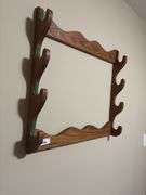 Wooden Wall-Mounted Gun Rack