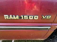 1995 Dodge Ram 1500, 4WD, 307453 Miles, VIN #1B7HF16Z0SS316020