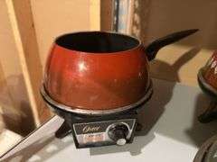 Collection of Electric Fondue Pots with Forks