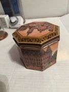 Mixed Lot: Eagle Hat, Decorative Boxes, Carnival Cruise Cards, and More