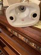 Pair of Figural Porcelain Lamps - Made in Occupied Japan