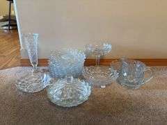 American Fostoria - Pitcher, Bowls, and Plates