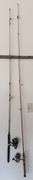 (2) Fishing Rods and Reels
