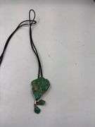 Two Bolo Ties: Turquoise Stone and Eagle Motif