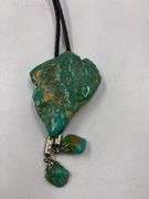 Two Bolo Ties: Turquoise Stone and Eagle Motif