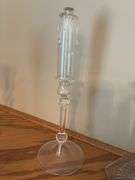 Collection of Glass Vases and Candlestick Holders - 9 Pieces