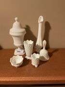 Collection of White Milk Glass Pieces