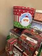 Holiday Themed Decorative Tins and Boxes Lot