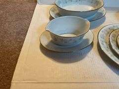 Noritake China Set - Blue Haven Pattern (service for 10)