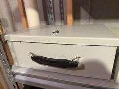 Pair of Metal Storage Boxes