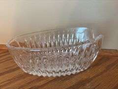 Collection of Clear Glass Bowls and Pitcher