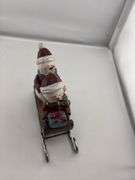 Christmas Decoration Lot: Santa Figures, Nutcracker, Snowman & More