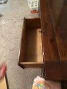 Wood Dresser (72x13x91) and Mirror (