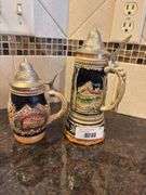 German Beer Steins - Set of Two
