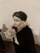Pair of Bisque Porcelain Dolls - Lady and Gentleman