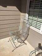 Metal Wire Patio Chair
