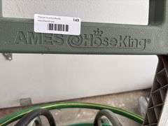 Ames Hose King Garden Hose Reel Cart with Hose