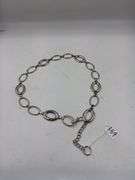 Silver Tone Metal Link Belt