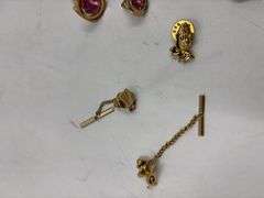 Collection of Tie Tacks, Tie Clips, and Cufflinks