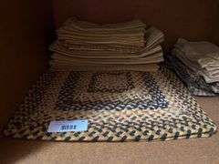 Assorted Table Linens: Placemats, Napkins, and Tablecloths