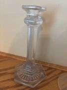 Collection of Glass Vases and Candlestick Holders - 9 Pieces