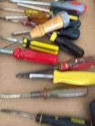 Mixed Lot of Screwdrivers and Tape Measure