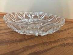Collection of 8 Clear Pressed Glass Dishes
