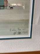 Buckley Moss "The Market" Lithograph Framed Print