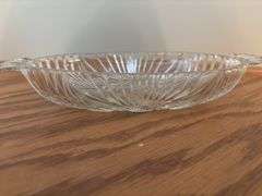 Collection of 8 Clear Pressed Glass Dishes