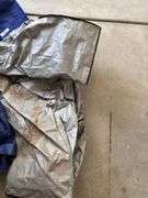 Assorted Tarps: Blue and Silver