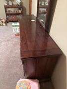 Wood Dresser (72x13x91) and Mirror (