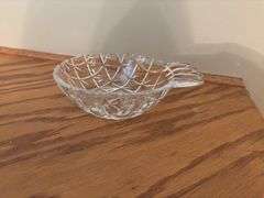 Collection of 8 Clear Pressed Glass Dishes