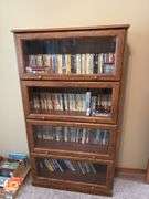 Stacking Barrister Bookcase (Books Not Included), 34x13x60; 4 pcs