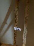 Pair of Sutherland's Builders Supplies Wooden Yardsticks