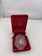 Christmas Decor Lot: Waterford Ornaments, Wooden Angel, Nativity Scene Figurines, & More