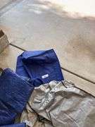 Assorted Tarps: Blue and Silver