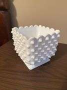 Three Decorative Milk Glass Pieces