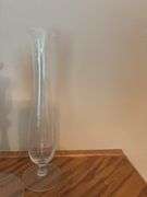 Collection of Glass Vases and Candlestick Holders - 9 Pieces