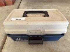 Flambeau Tackle Box with Assorted Fishing Gear