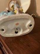 Pair of Figural Porcelain Lamps - Made in Occupied Japan