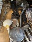 Utensils, nutcrackers, strainers